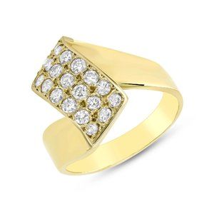 18K Gold Vintage Diamond Ring